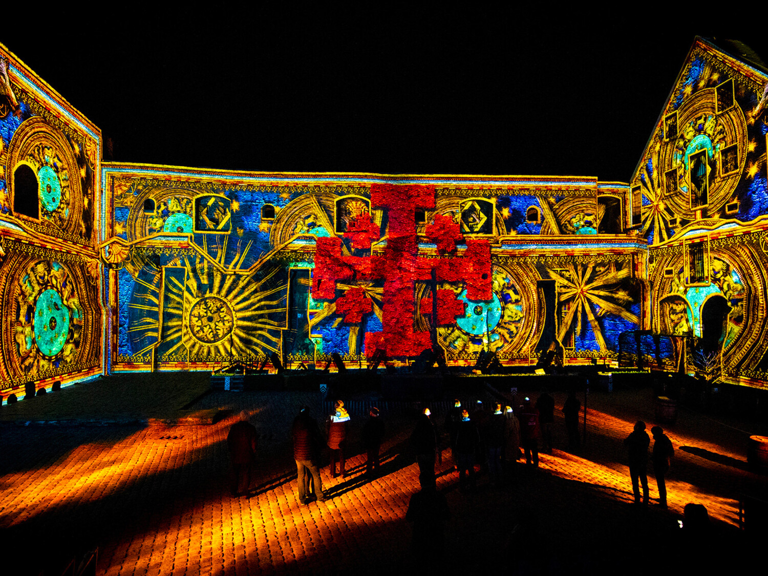 Cour du château de Godefroid de Bouillon