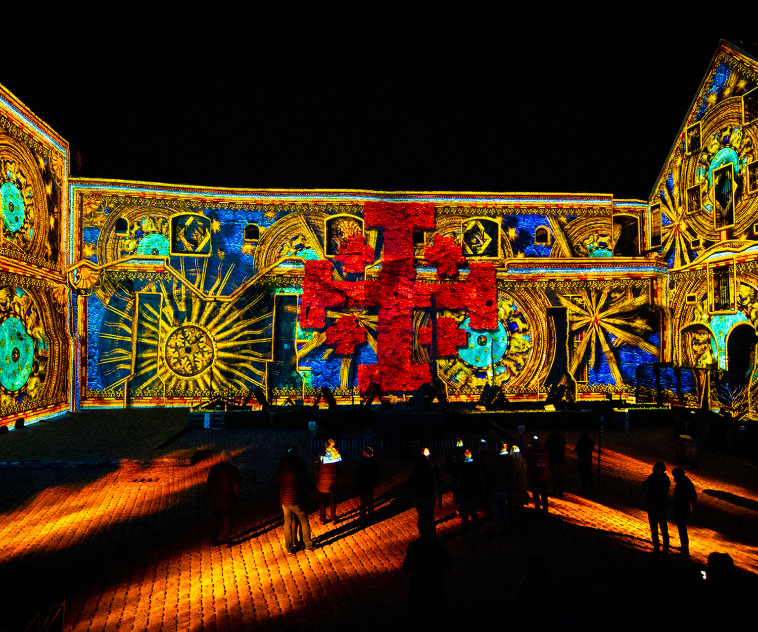 Cour du château de Godefroid de Bouillon